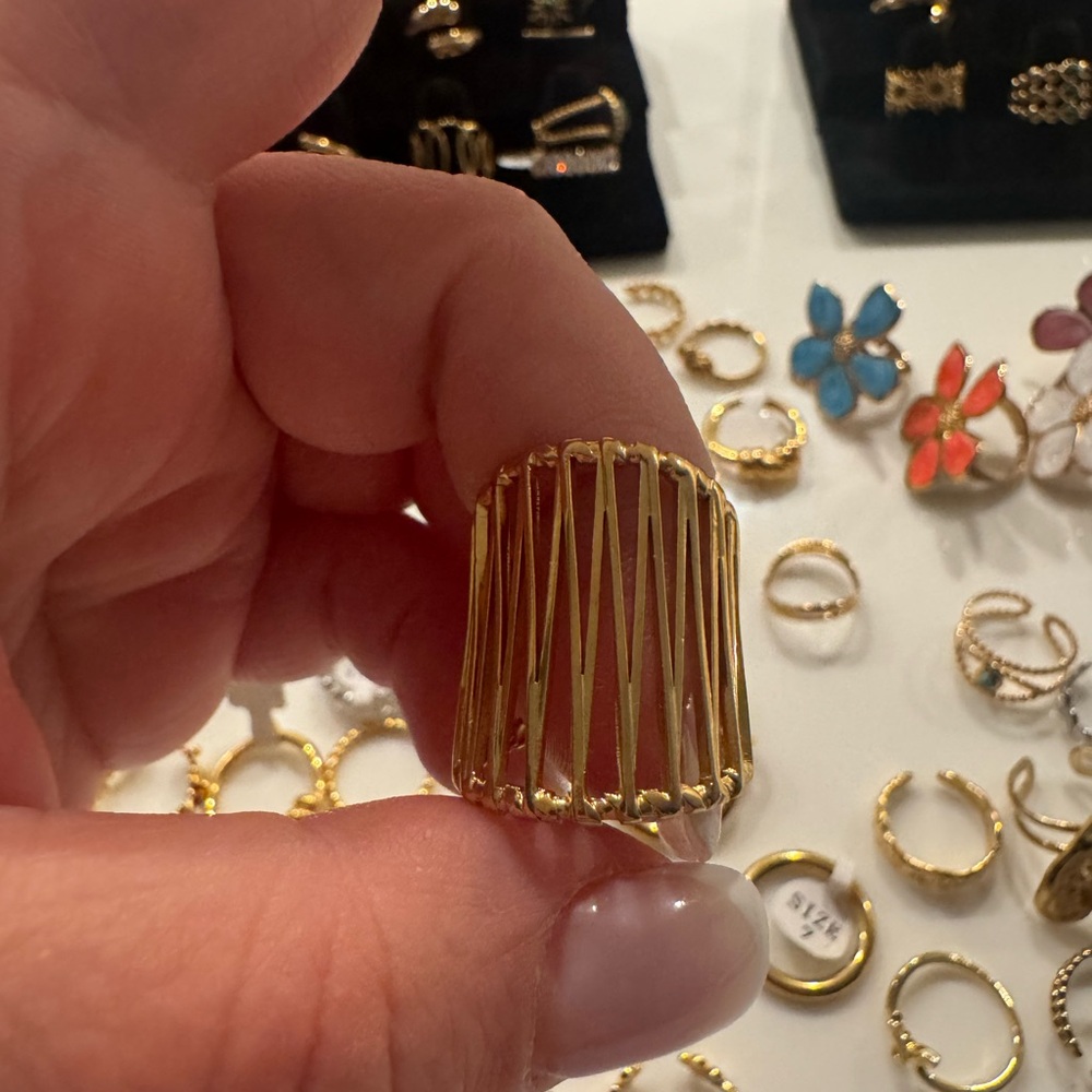 Elegant Gold Statement Ring